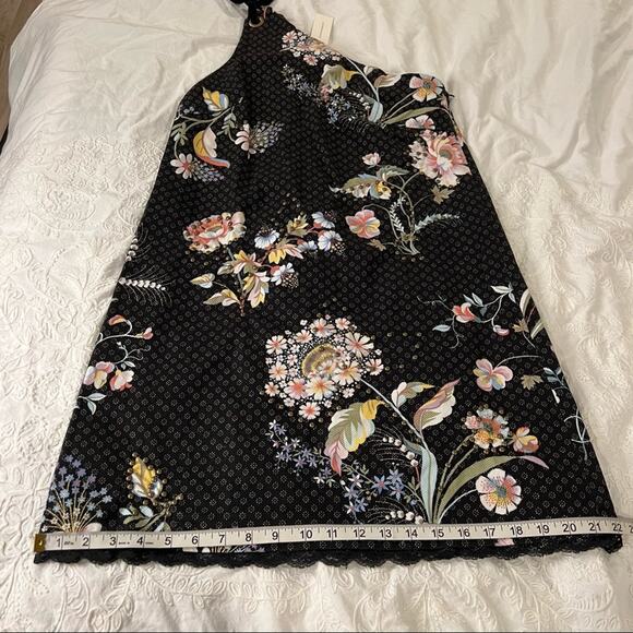 Anthro X Maeve NWT Ashbury One Shoulder cocktail Dress size 2 - Picture 7 of 16